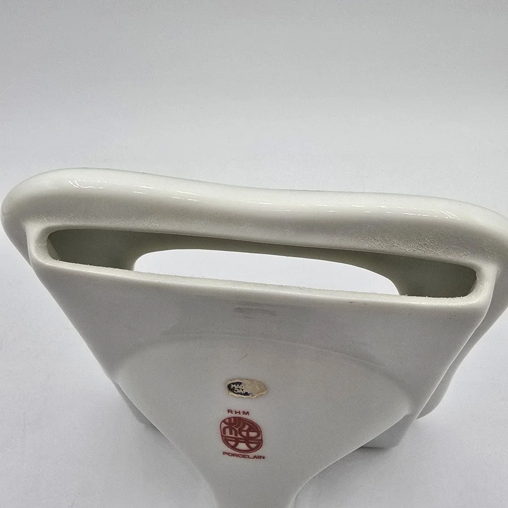 Vtg Ceramic Porcelain Floral‎ Porcelain Picture Frame Boho Japan Cottagecore